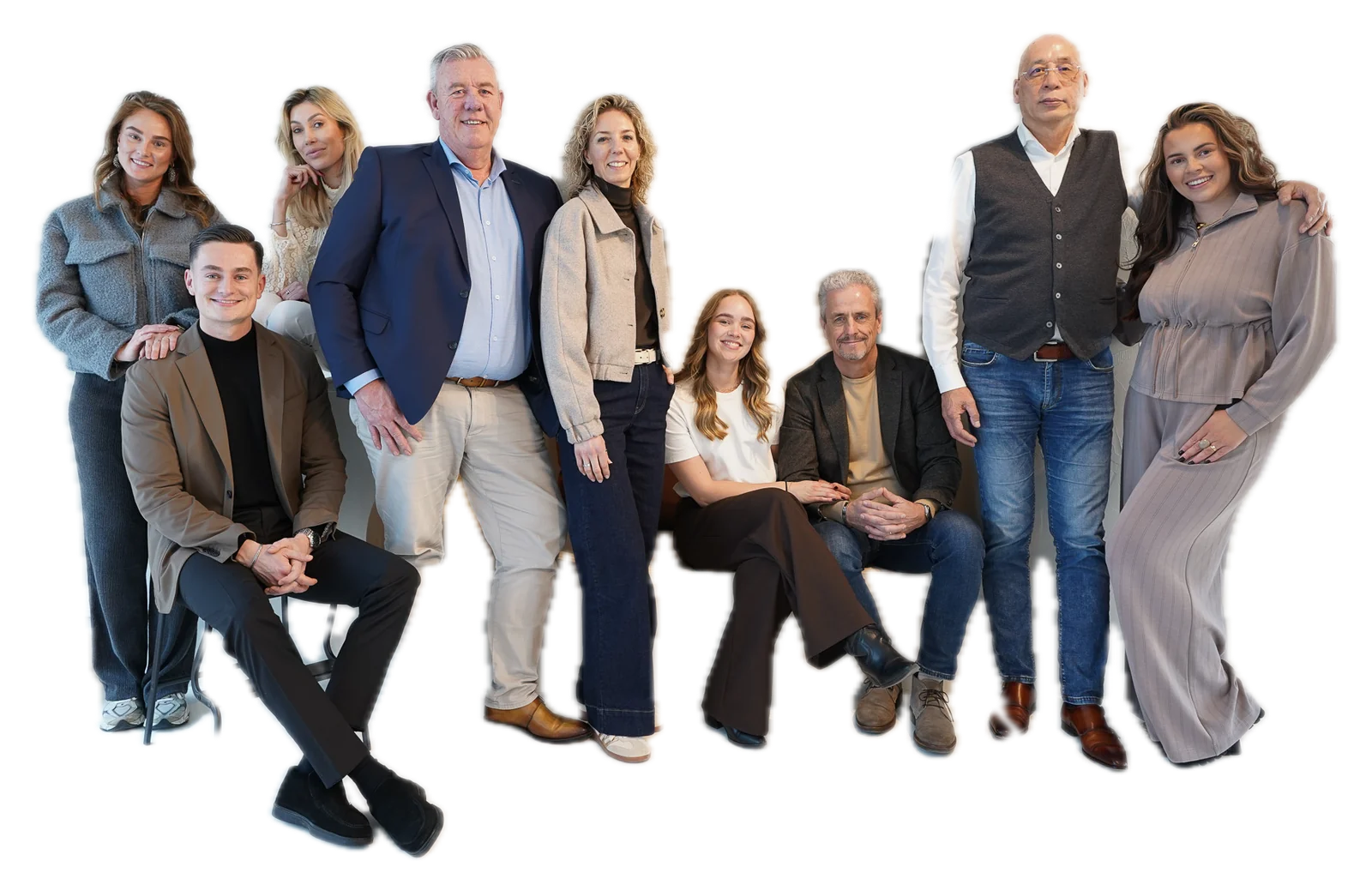 Het team van Heerlijk Thuis in de showroom in Vlaardingen